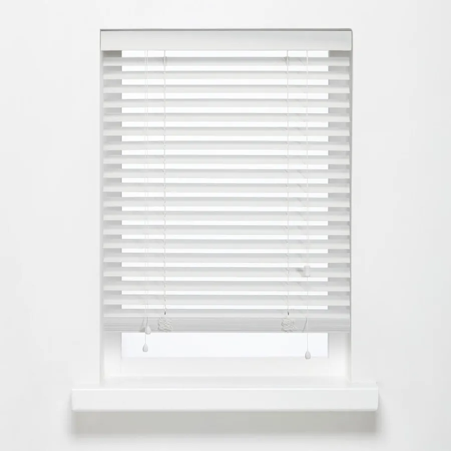 Kwantum Houten Jaloezieën*Bamboe Jaloezie Jax Wit 80x175 Cm 080X175CM