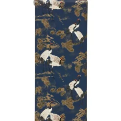 Kwantum Vliesbehang*Behang Anna Blauw