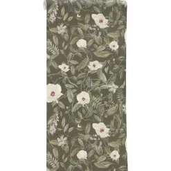 Kwantum Vliesbehang*Behang Famke Groen