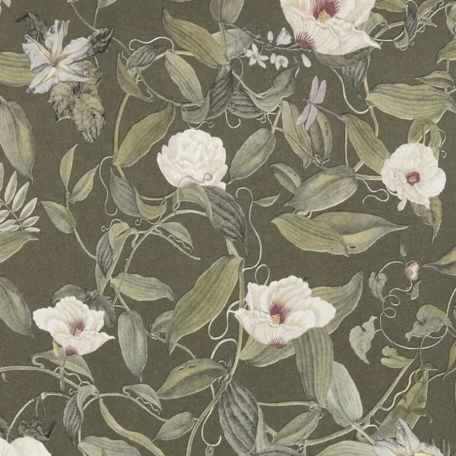 Kwantum Vliesbehang*Behang Famke Groen