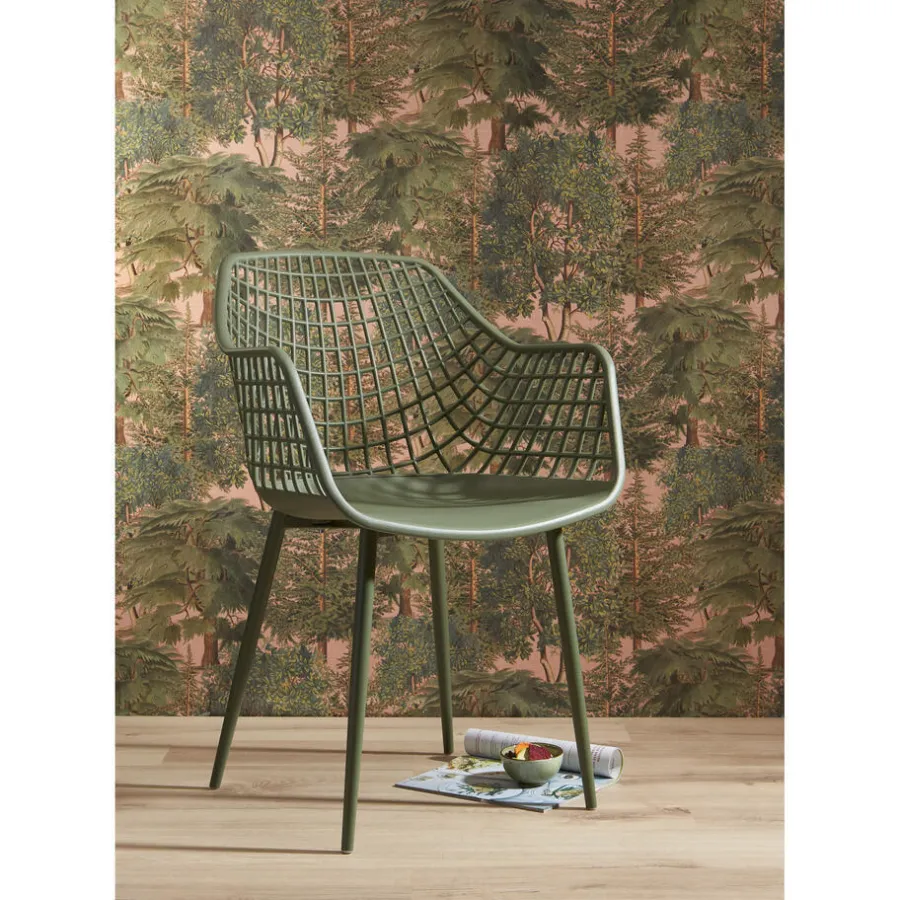 Kwantum Vliesbehang*Behang Ismene Groen