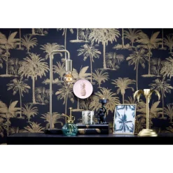 Kwantum Vliesbehang*Behang Manouk Zwart