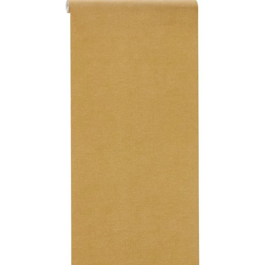 Kwantum Vliesbehang*Behang Mason Oker