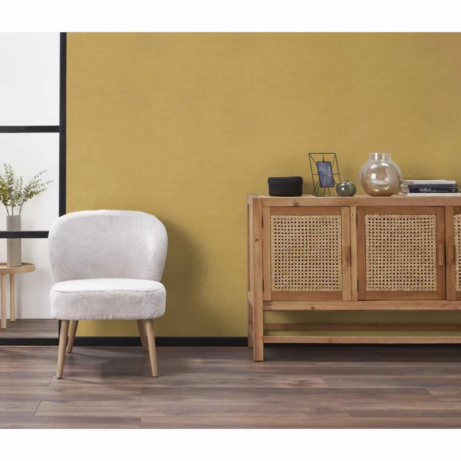 Kwantum Vliesbehang*Behang Mason Oker