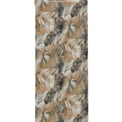 Kwantum Vliesbehang*Behang Merel Bruin