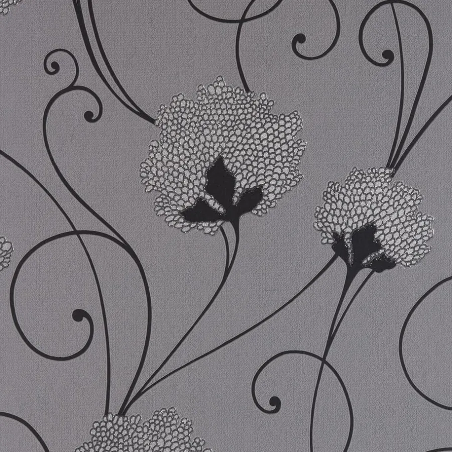 Kwantum Vliesbehang*Behang Romy Grijs