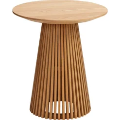 Kwantum Salontafels|Bijzettafels*Bijzettafel Latera Naturel ø 45x50 Cm