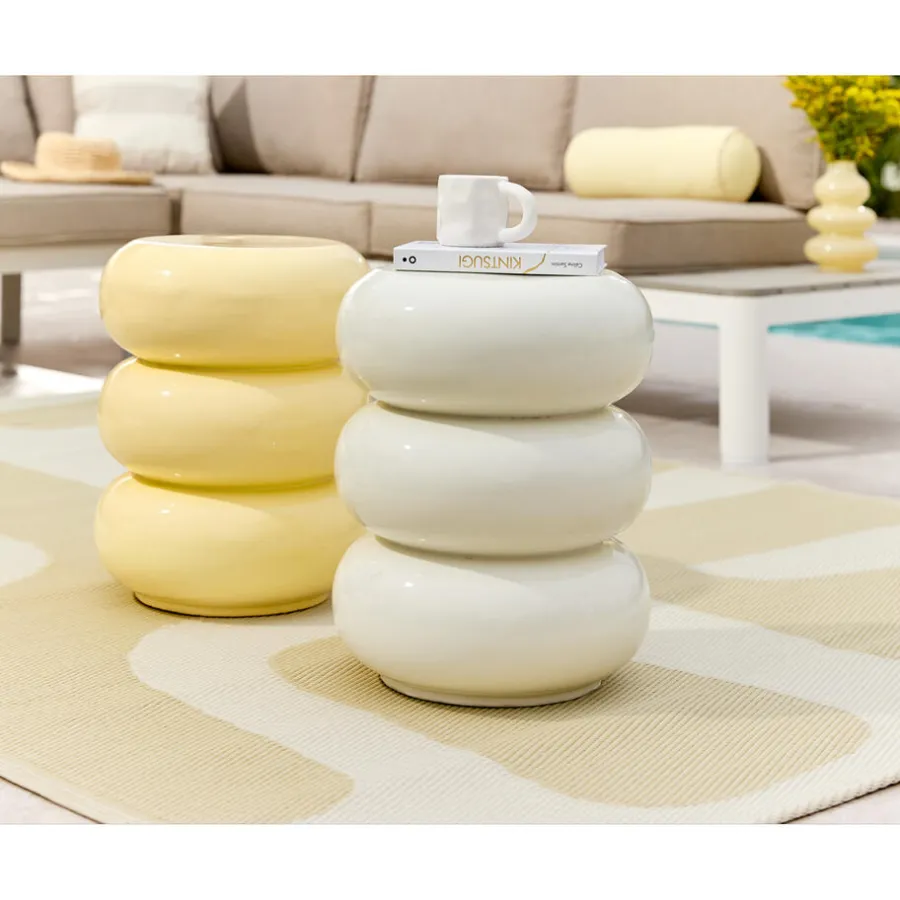 Kwantum Bijzettafels*Bijzettafel Ribera Wit