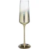 Kwantum Kerstservies|Glazen*Champagneglas Shine Goud - 270 Ml