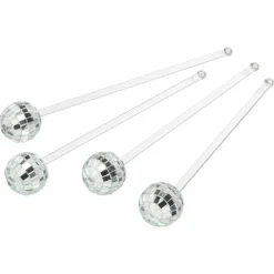 Kwantum Kerstservies*Cocktailsticks Disco Zilver - 4 Stuks