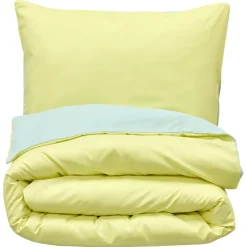 Kwantum Beddengoed*Dekbedovertrek Aila Geel - 200x220 Cm 200X220CM