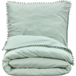 Kwantum Beddengoed*Dekbedovertrek Daisy Groen - 200x220 Cm 200X220CM