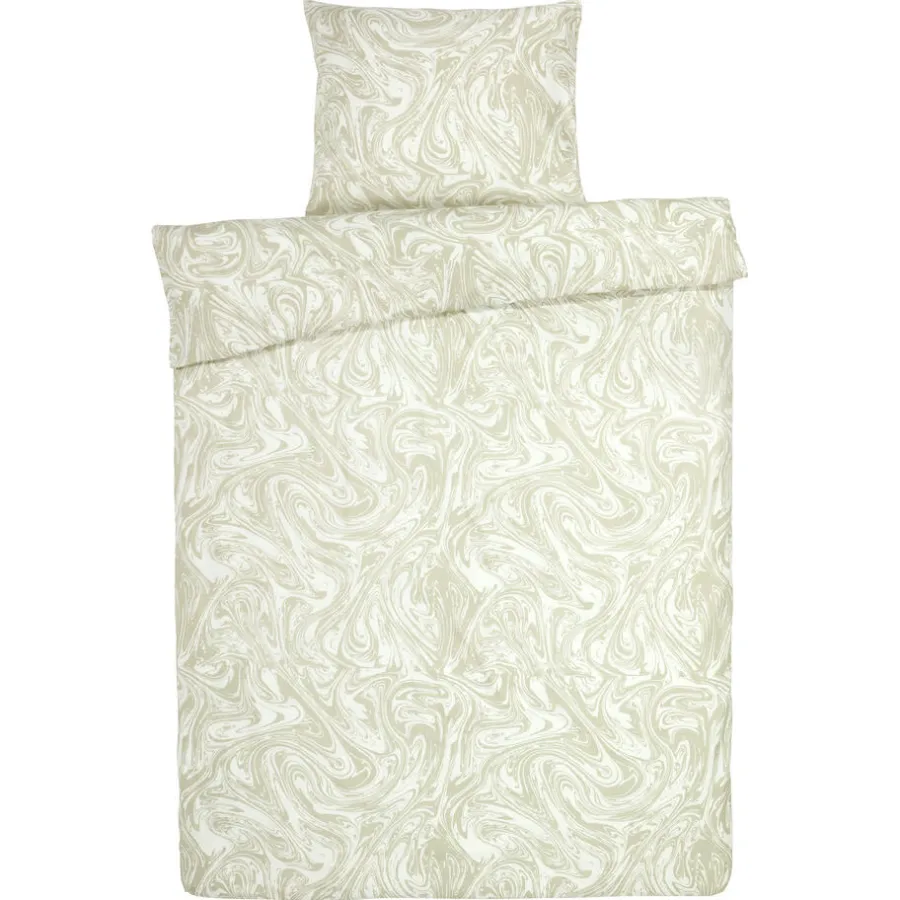 Kwantum Beddengoed|Dekbedovertrekken*Dekbedovertrek Marble Taupe 140x220 Cm