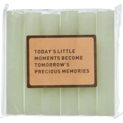 Kwantum Kaarsen & Theelichten|Kaarsen & Theelichten*Dinerkaars 12 Cm - 6 Stuks Mint