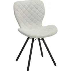 Kwantum Eetkamerstoelen*Eetkamerstoel Lucca Lichtgrijs Mid.Grijs