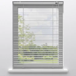 Kwantum Aluminium Jaloezieën|Houten Jaloezieën*Fenstr Aluminium Jaloezie Alix 25mm LichtGrijs