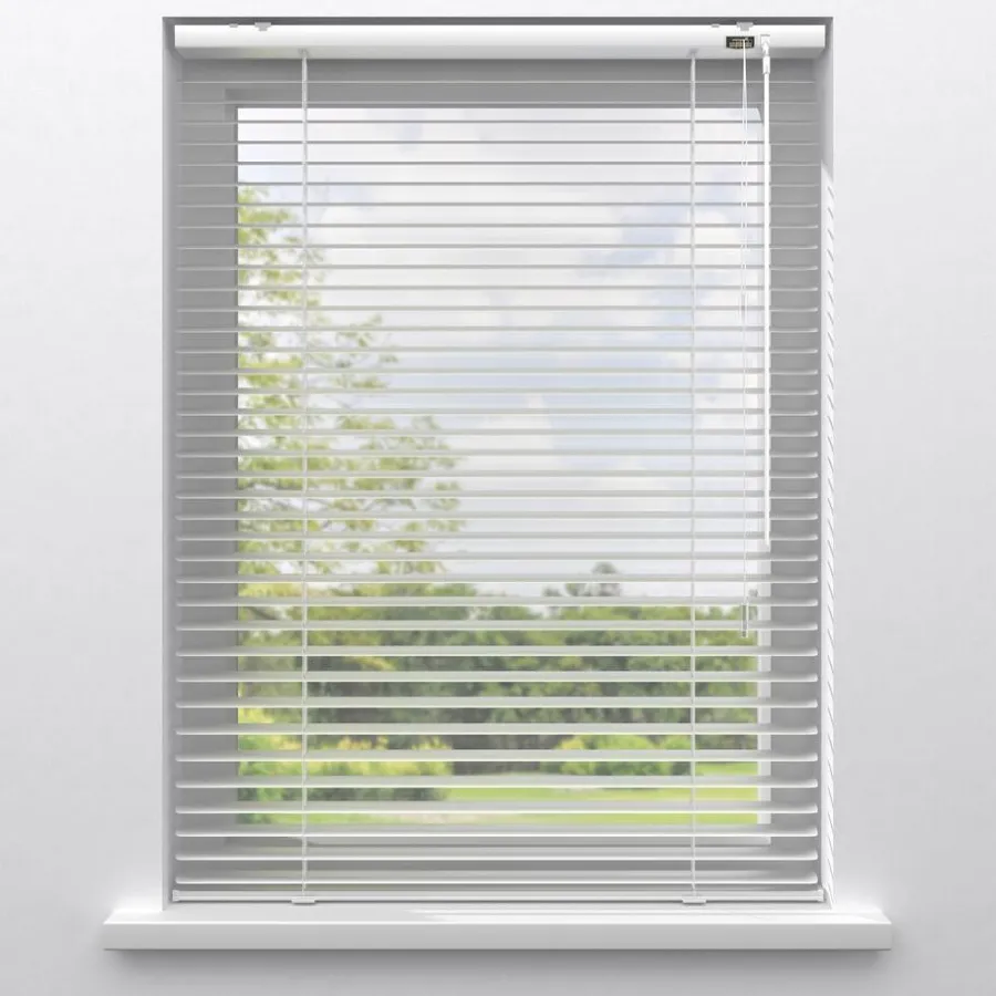 Kwantum Aluminium Jaloezieën|Houten Jaloezieën*Fenstr Aluminium Jaloezie Isis 25mm Zilver