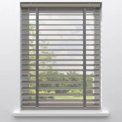 Kwantum Aluminium Jaloezieën|Houten Jaloezieën*Fenstr Aluminium Jaloezie Carlin 50mm Taupe