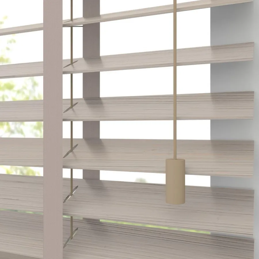 Kwantum Jaloezieën*Fenstr Bamboe Jaloezie Wessel 50mm Zand
