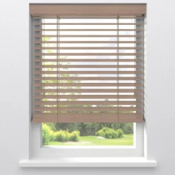 Kwantum Jaloezieën*Fenstr Bamboe Jaloezie Wietze Beige 50mm Naturel