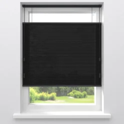 Kwantum Plisségordijnen*Fenstr Dubbel Plissé Dewi Lichtdoorlatend Zwart