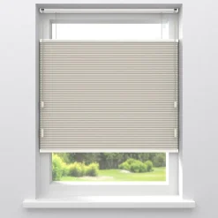 Kwantum Plisségordijnen|Isolerende Gordijnen*Fenstr Dubbel Plissé Elsa Verduisterend Zand