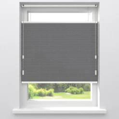 Kwantum Plisségordijnen*Fenstr Dubbel Plisségordijn Elin Verduisterend Grijs