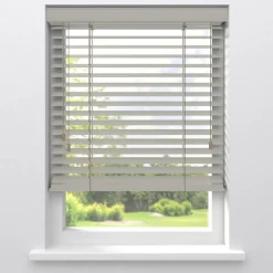 Kwantum Houten Jaloezieën|Jaloezieën*Fenstr Houten Jaloezie Hein 50mm Zand