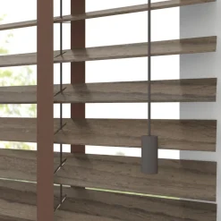 Kwantum Houten Jaloezieën|Jaloezieën*Fenstr Houten Jaloezie Jens 50mm Bruin