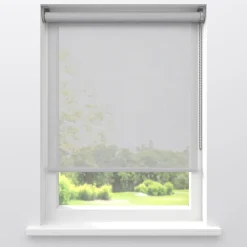 Kwantum Rolgordijnen*Fenstr Rolgordijn Emma Grijs Transparant LichtGrijs