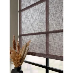 Kwantum Rolgordijnen*Fenstr Rolgordijn Febe Transparant Antraciet