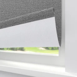 Kwantum Rolgordijnen*Fenstr Rolgordijn Fiene Verduisterend Grijs