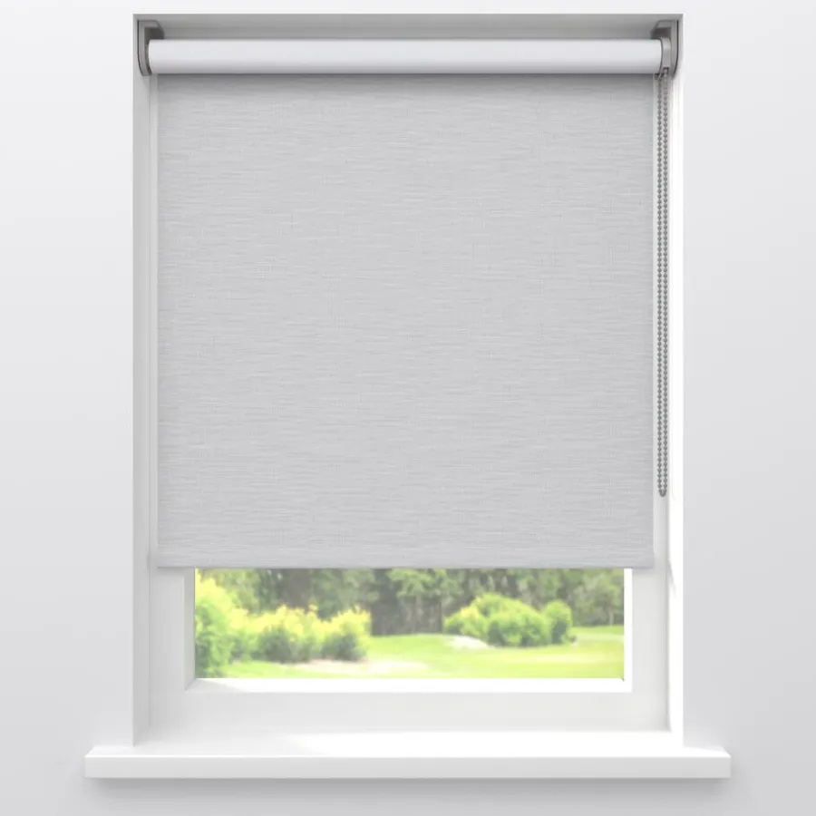 Kwantum Rolgordijnen*Fenstr Rolgordijn Lynn Grijs Verduisterend LichtGrijs