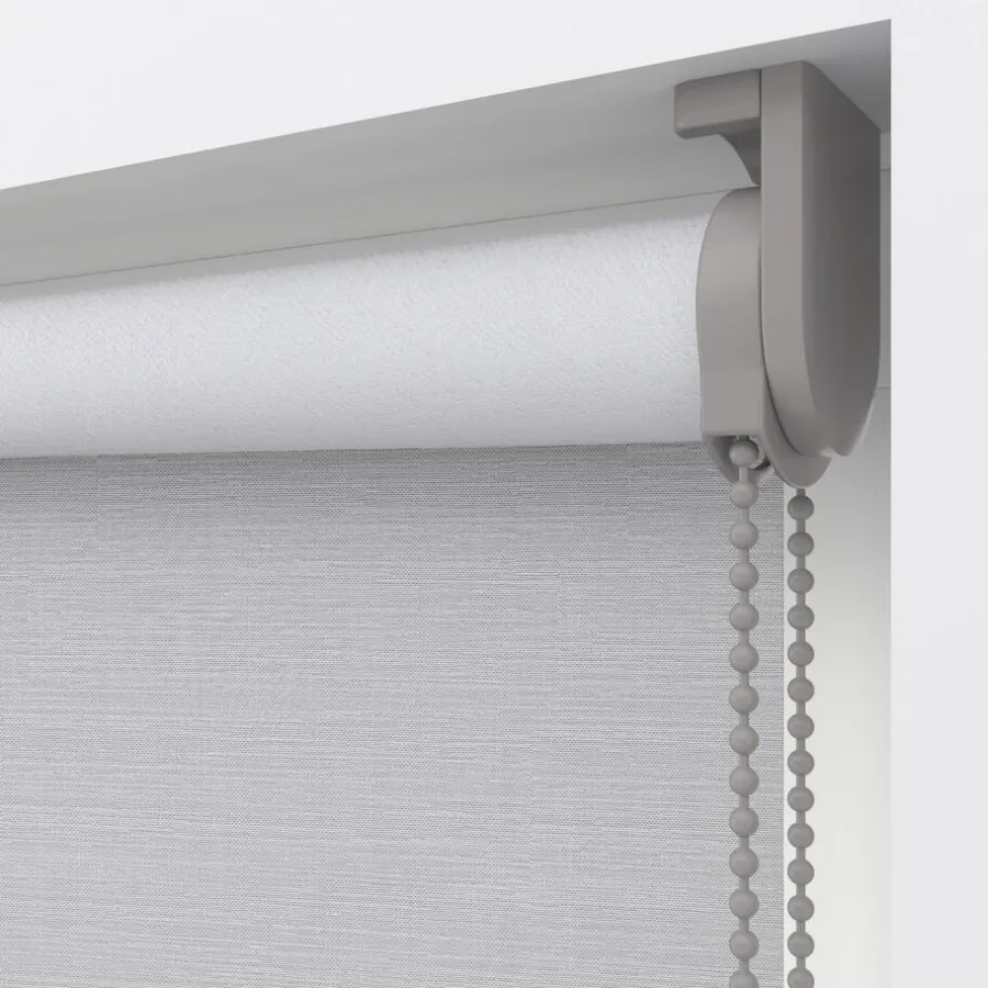 Kwantum Rolgordijnen*Fenstr Rolgordijn Lynn Grijs Verduisterend LichtGrijs
