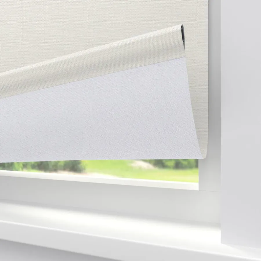 Kwantum Rolgordijnen*Fenstr Rolgordijn Lynn Off-White Verduisterend Offwhite