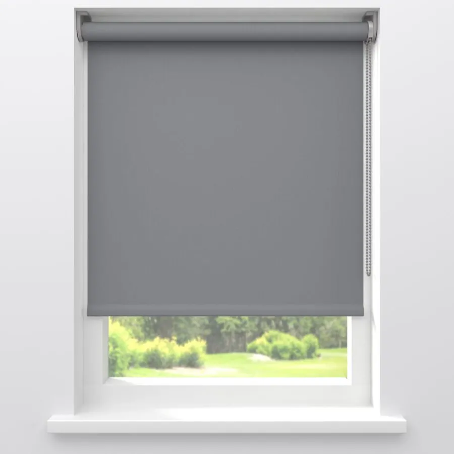 Kwantum Rolgordijnen*Fenstr Rolgordijn Mara Verduisterend Grijs