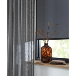 Kwantum Rolgordijnen*Fenstr Rolgordijn Mara Verduisterend Grijs