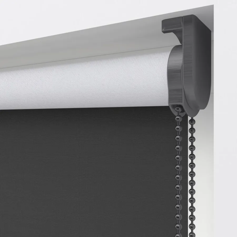 Kwantum Rolgordijnen*Fenstr Rolgordijn Noor Verduisterend Antraciet