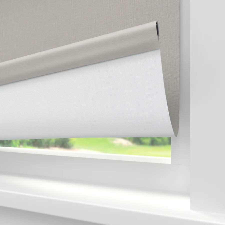 Kwantum Rolgordijnen*Fenstr Rolgordijn Noor Cement Verduisterend Greige