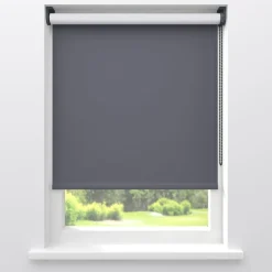 Kwantum Rolgordijnen*Fenstr Rolgordijn Noor Grijs Verduisterend Dr.Grijs