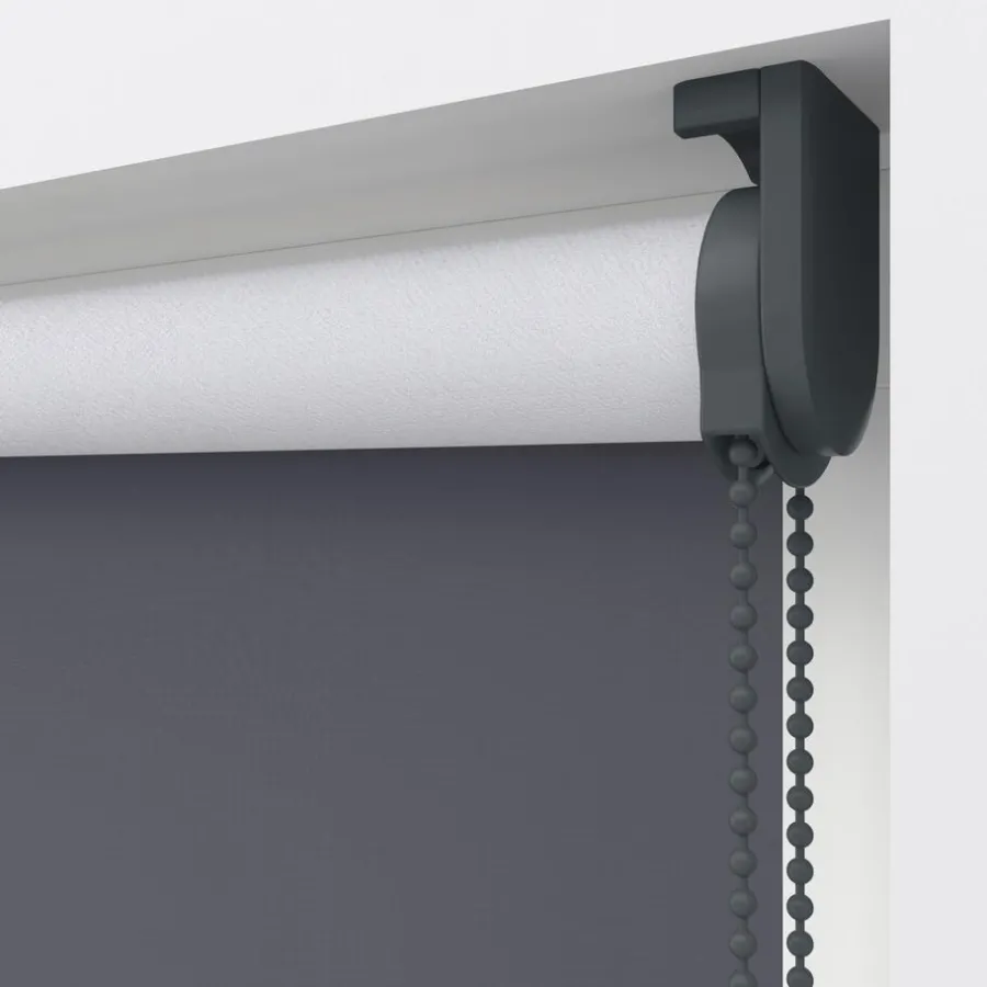 Kwantum Rolgordijnen*Fenstr Rolgordijn Noor Grijs Verduisterend Dr.Grijs