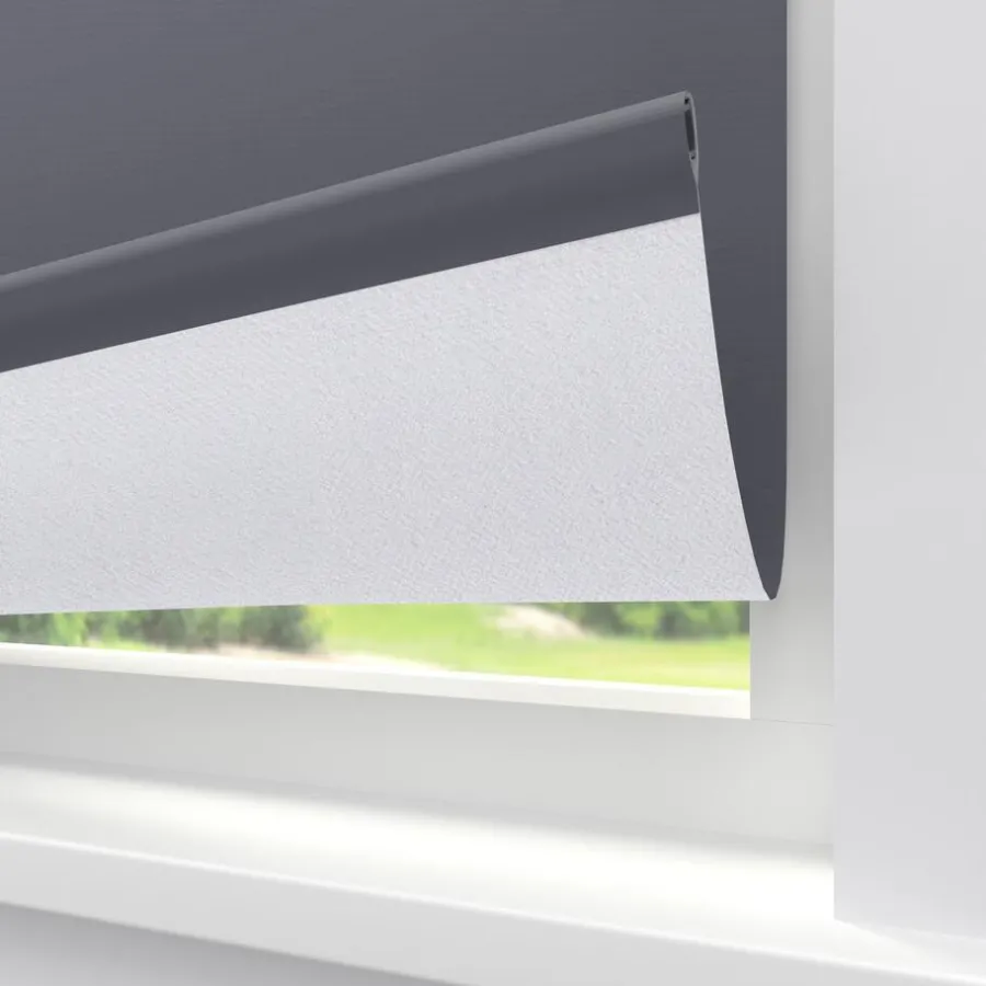 Kwantum Rolgordijnen*Fenstr Rolgordijn Noor Grijs Verduisterend Dr.Grijs