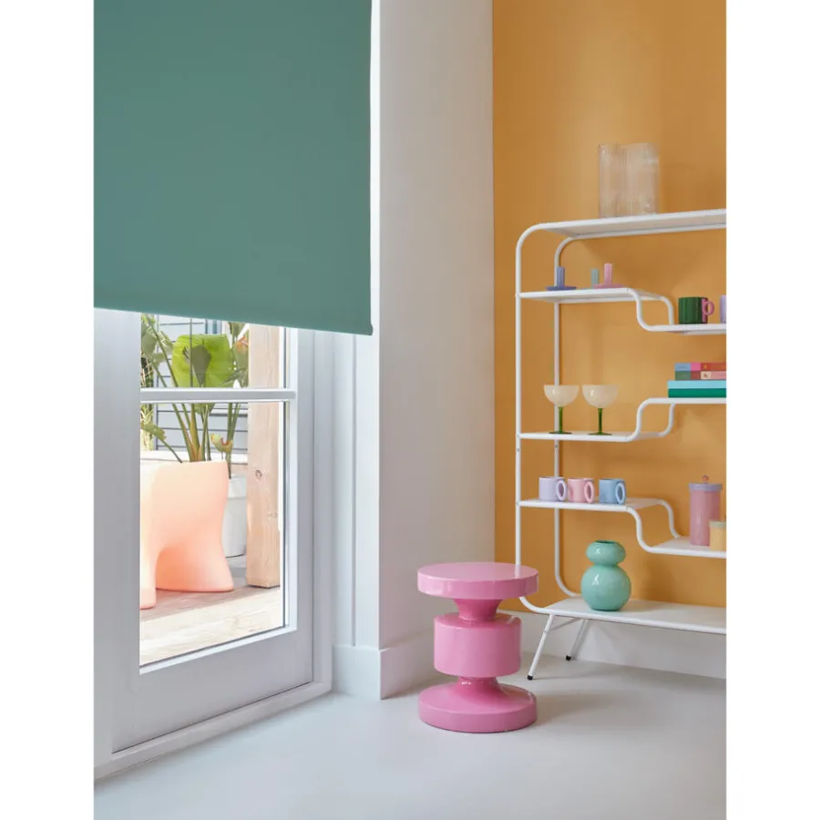 Kwantum Rolgordijnen*Fenstr Rolgordijn Noor Verduisterend LichtGroen