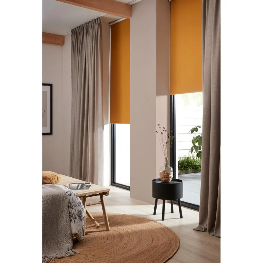 Kwantum Rolgordijnen*Fenstr Rolgordijn Noor Verduisterend Oker