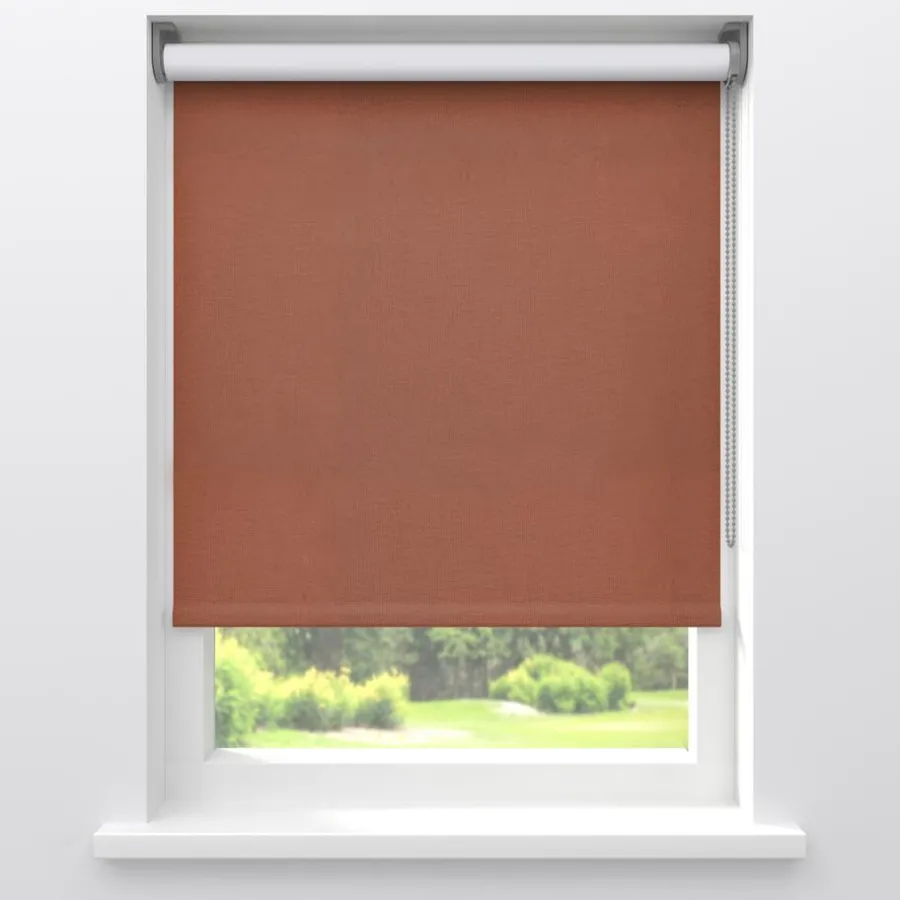 Kwantum Rolgordijnen*Fenstr Rolgordijn Noor Verduisterend Roestbruin