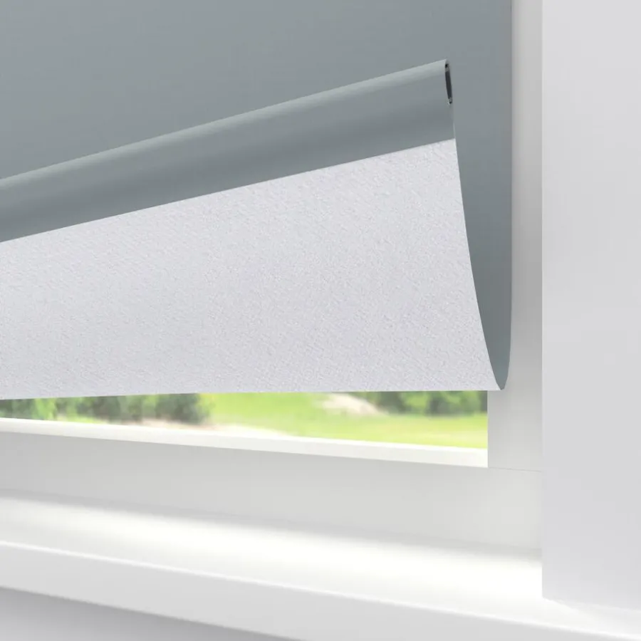 Kwantum Rolgordijnen*Fenstr Rolgordijn Noor Staalgrijs Verduisterend Mid.Grijs