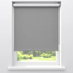 Kwantum Rolgordijnen*Fenstr Rolgordijn Nova Grijs Verduisterend LichtGrijs