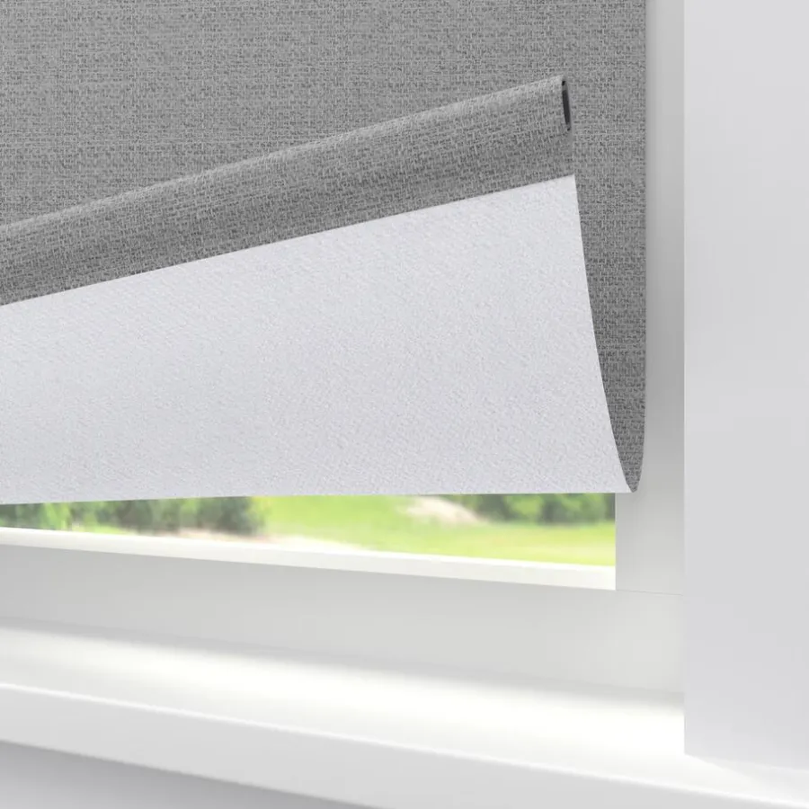 Kwantum Rolgordijnen*Fenstr Rolgordijn Nova Grijs Verduisterend LichtGrijs