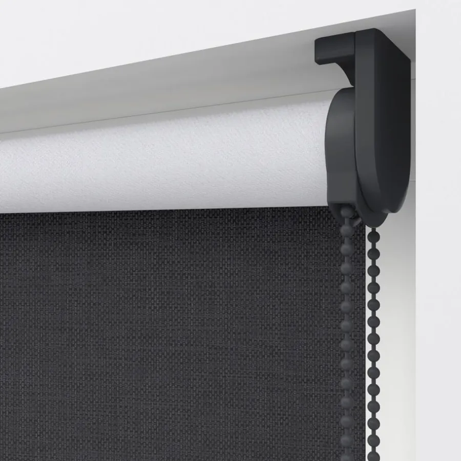Kwantum Rolgordijnen*Fenstr Rolgordijn Sara Verduisterend Antraciet