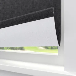 Kwantum Rolgordijnen*Fenstr Rolgordijn Sara Verduisterend Antraciet